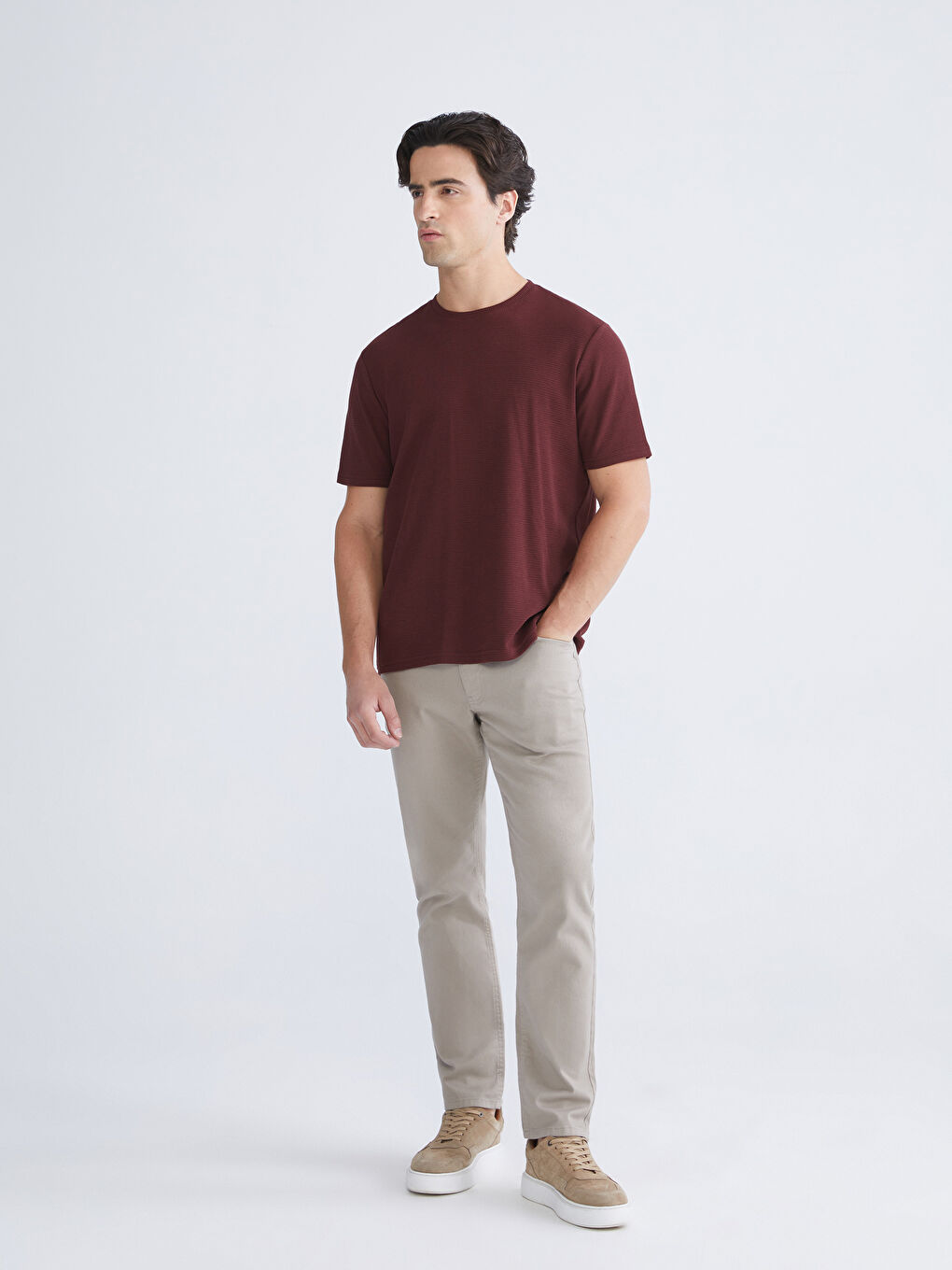 LCWAIKIKI Classic Crew Neck Men's T-Shirt -W52702Z8-VW1