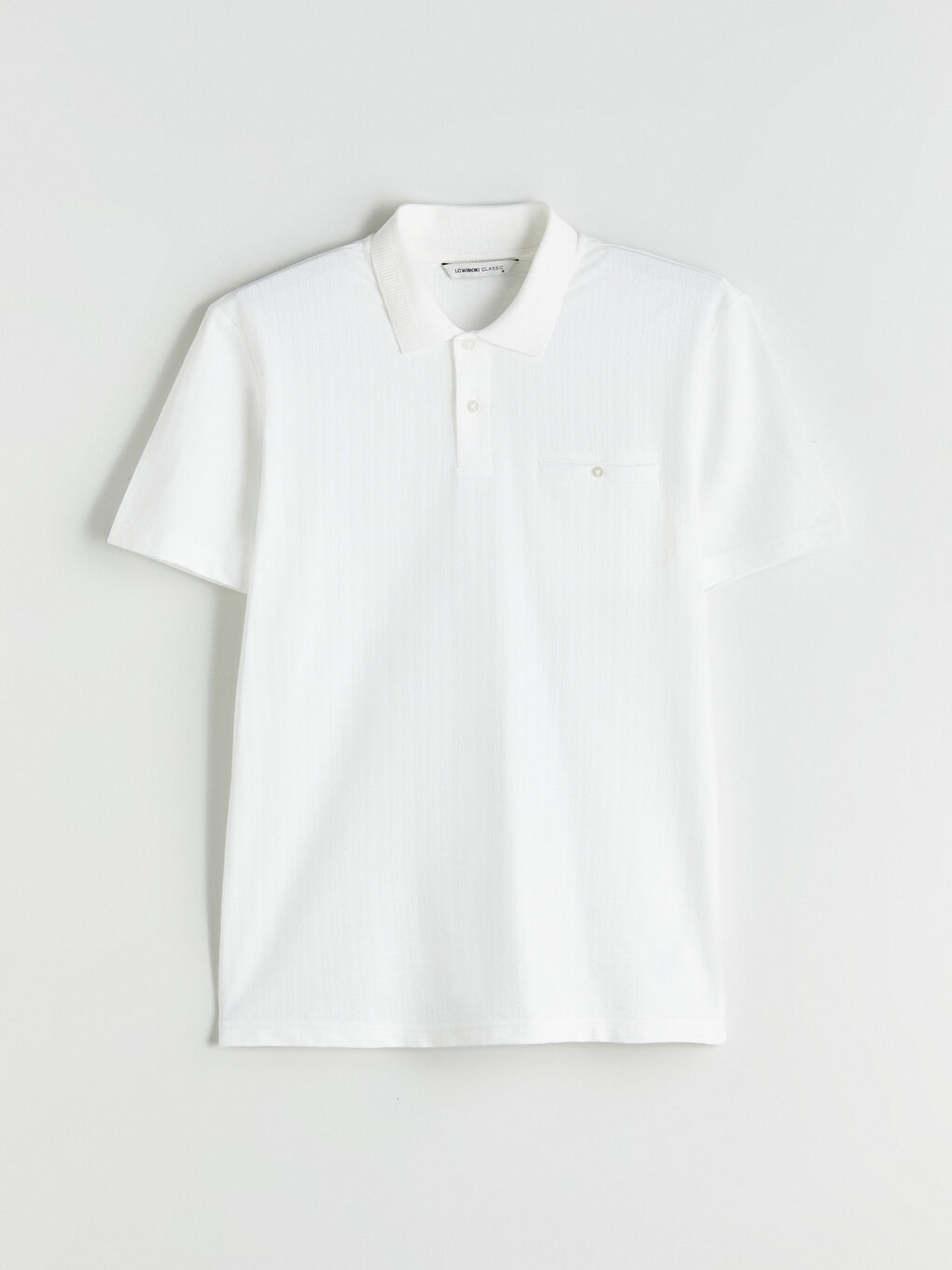 Ekru Polo Yaka Erkek Tişört-6