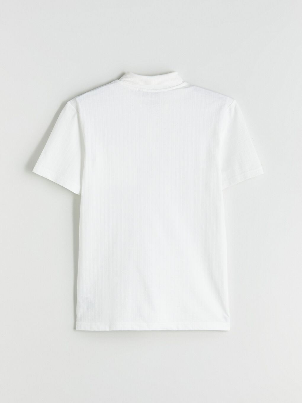 Ekru Polo Yaka Erkek Tişört-7