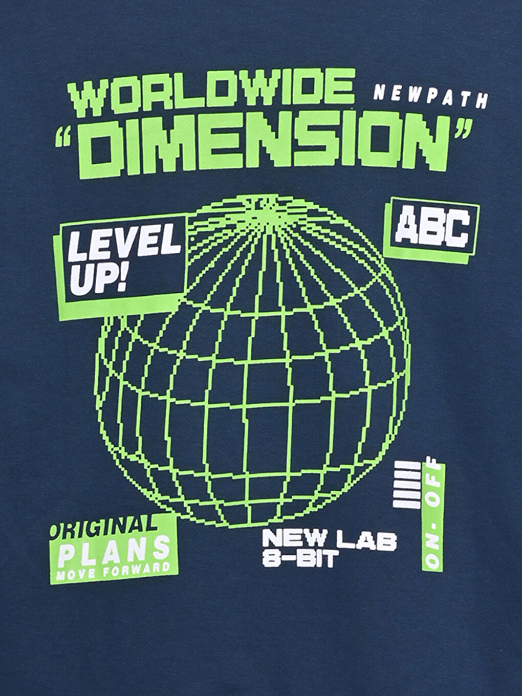 Свитшот с круглым вырезом и принтом для мальчиков-2