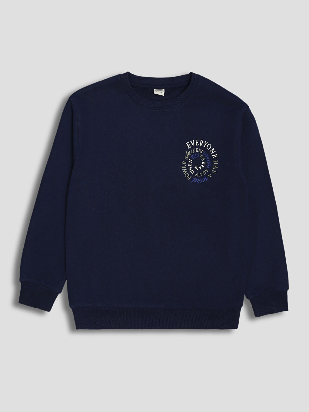 Boys' Printed Crew Neck Sweatshirt