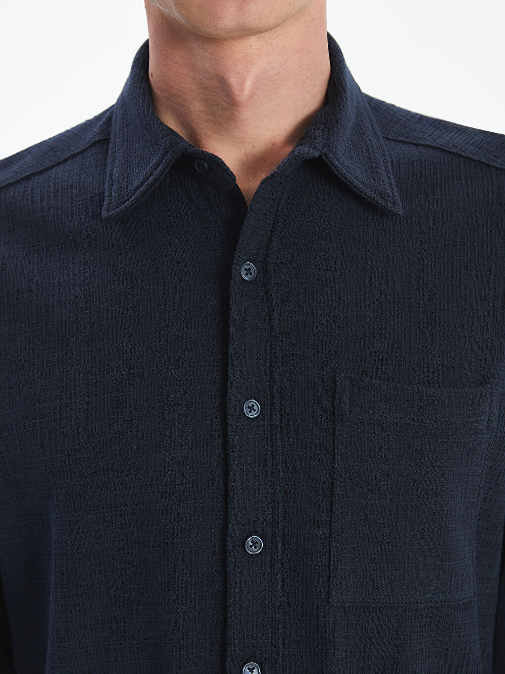 LCWAIKIKI Classic Regular Fit Long Sleeve Men's Shirt -W52714Z8-CRP