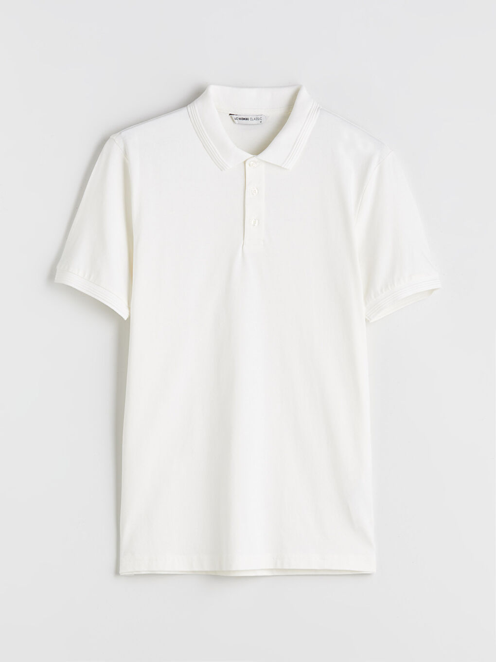 Ekru Polo Yaka Erkek Tişört-6