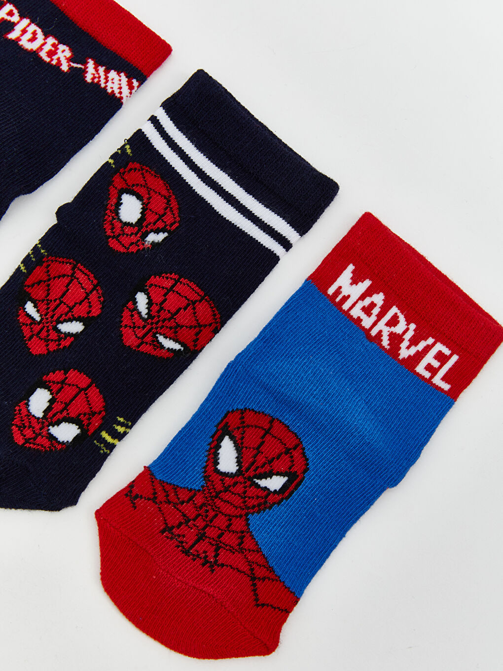 Spider-Man Patterned Boys' Ankle Socks 3-pack-2