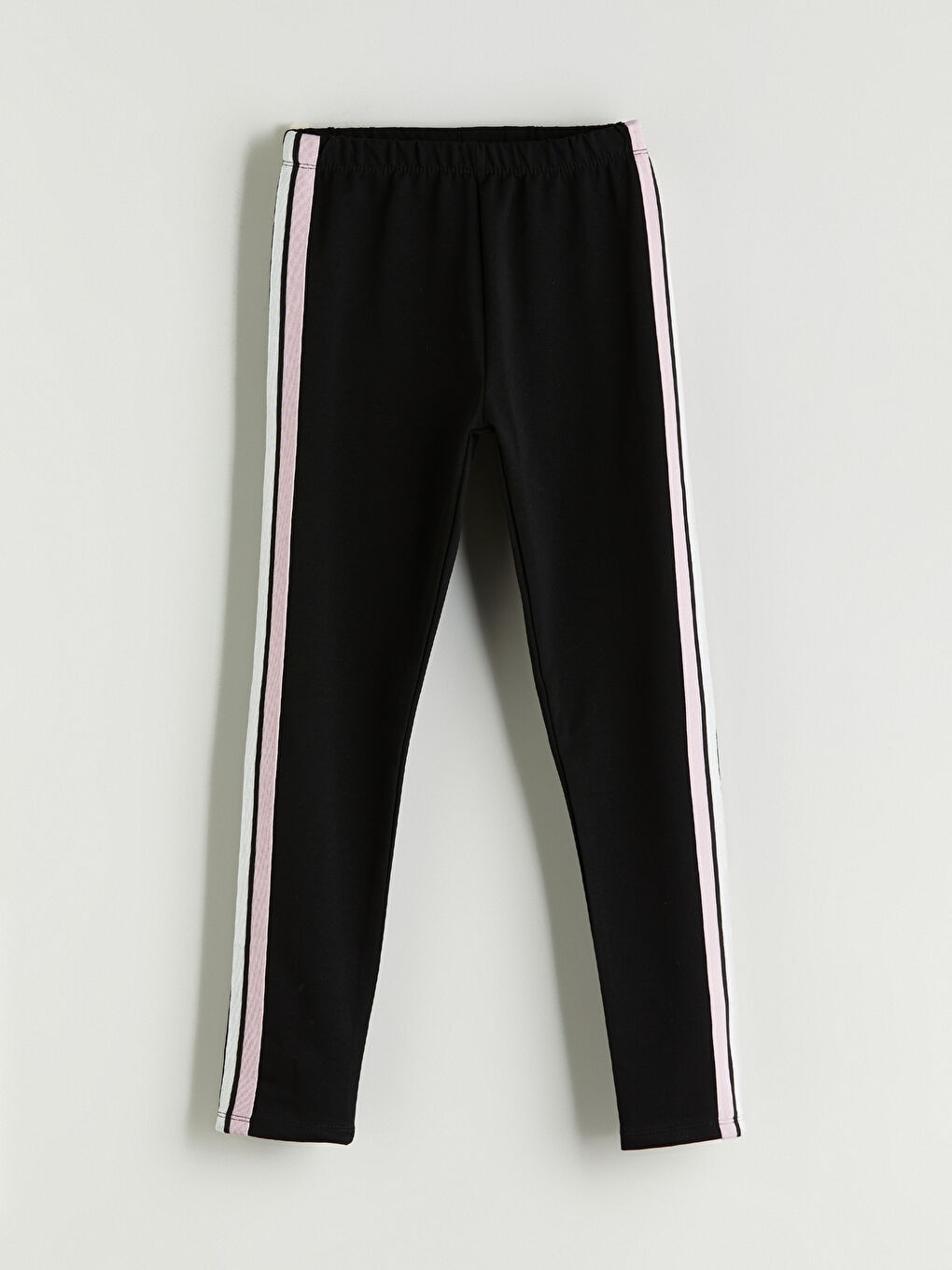 LCW Kids Elasticated Waist Girls' Long Leggings -W52731Z4-CVL