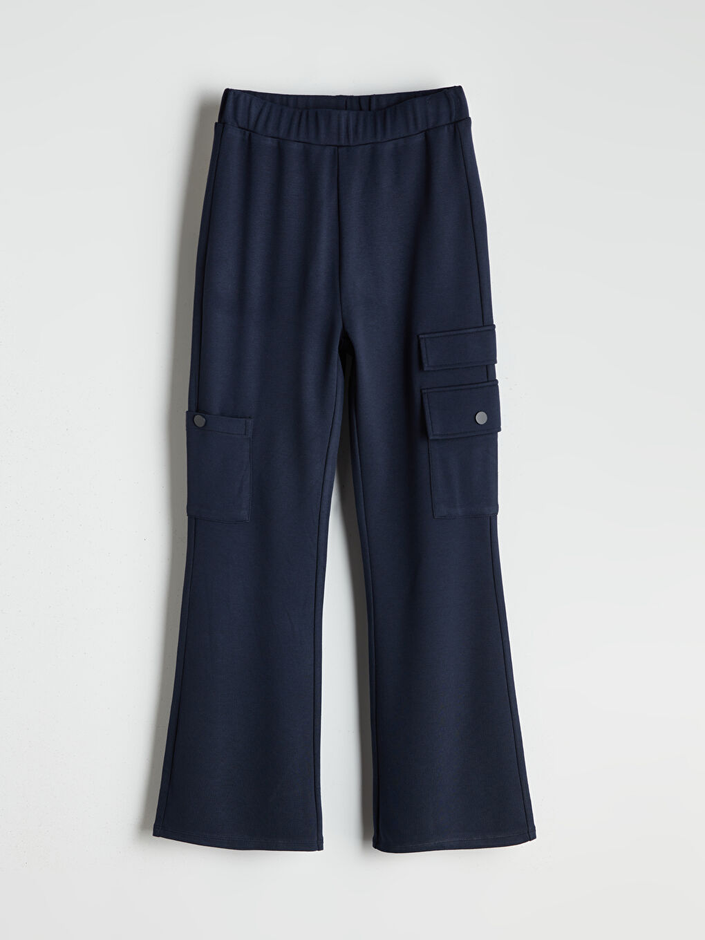 LCW Kids Girls' Cargo Sweatpants with Elastic Waist -W52736Z4-HRC