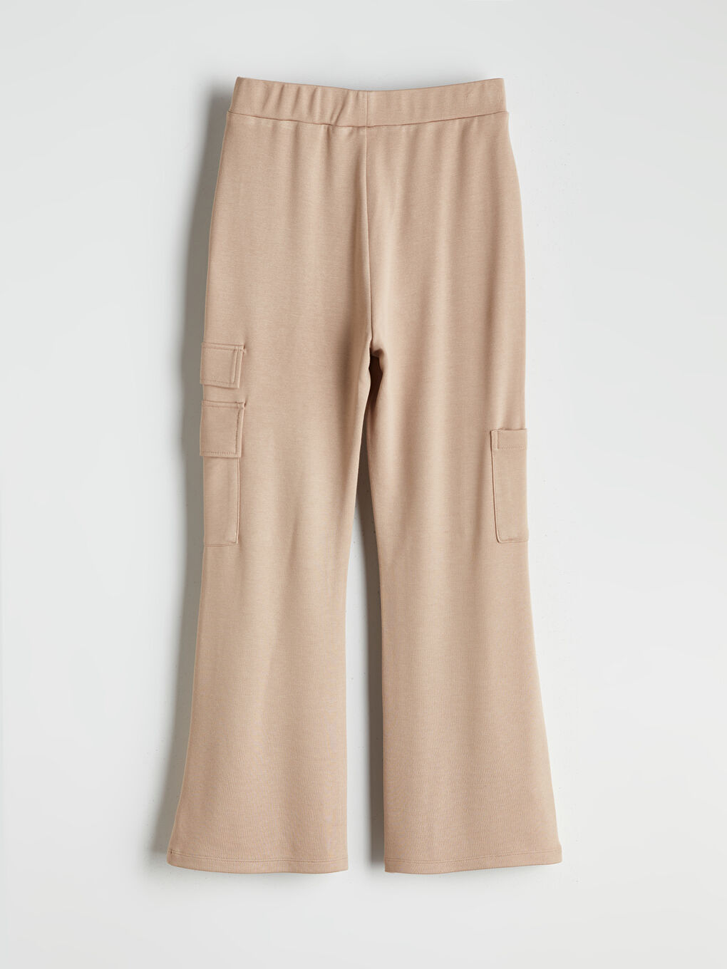 LCW Kids Girls' Cargo Sweatpants with Elastic Waist -W52736Z4-QZ0