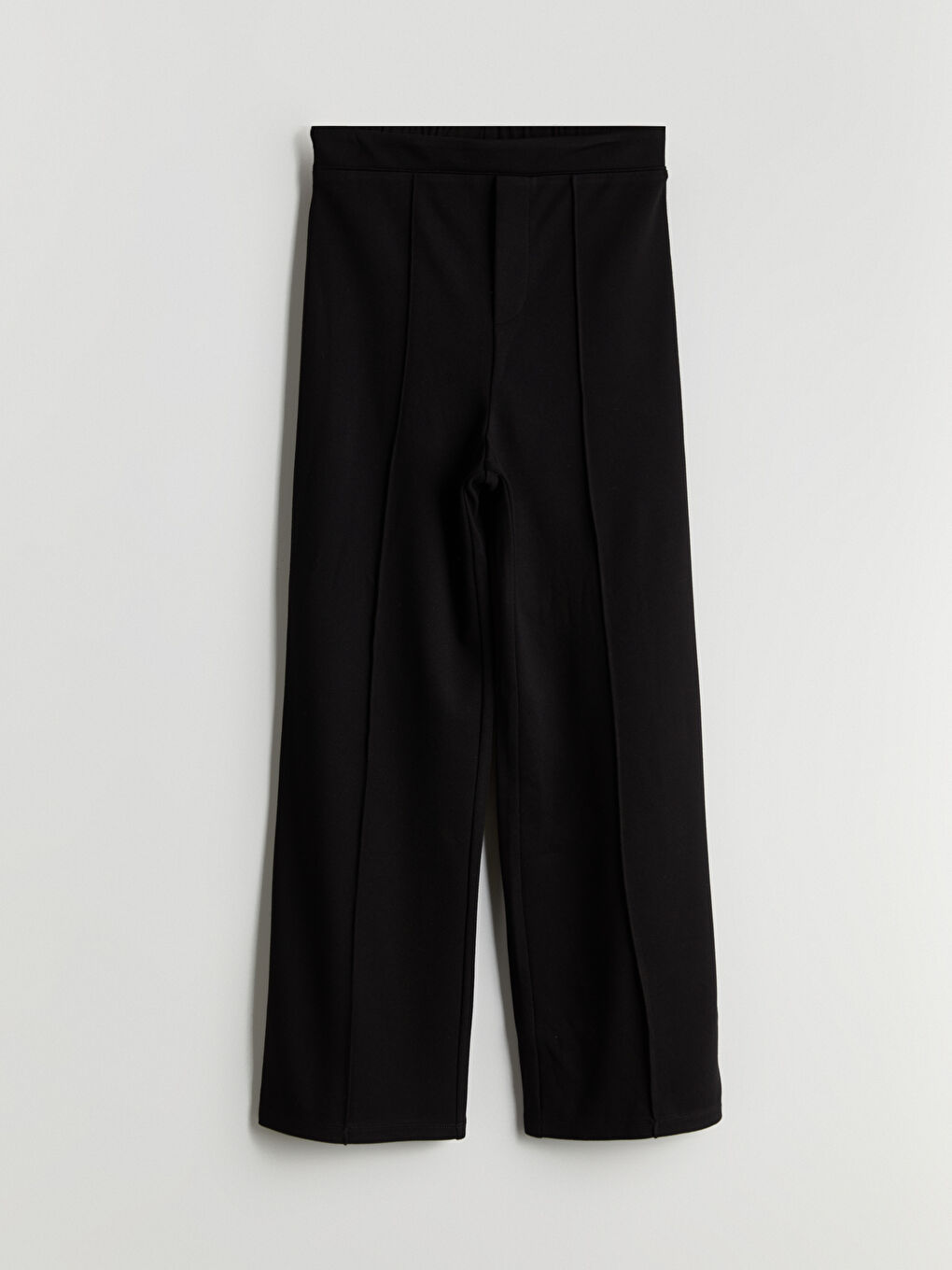 LCW Kids Elasticated Waist Wideleg Girls' Trousers -W52741Z4-CVL