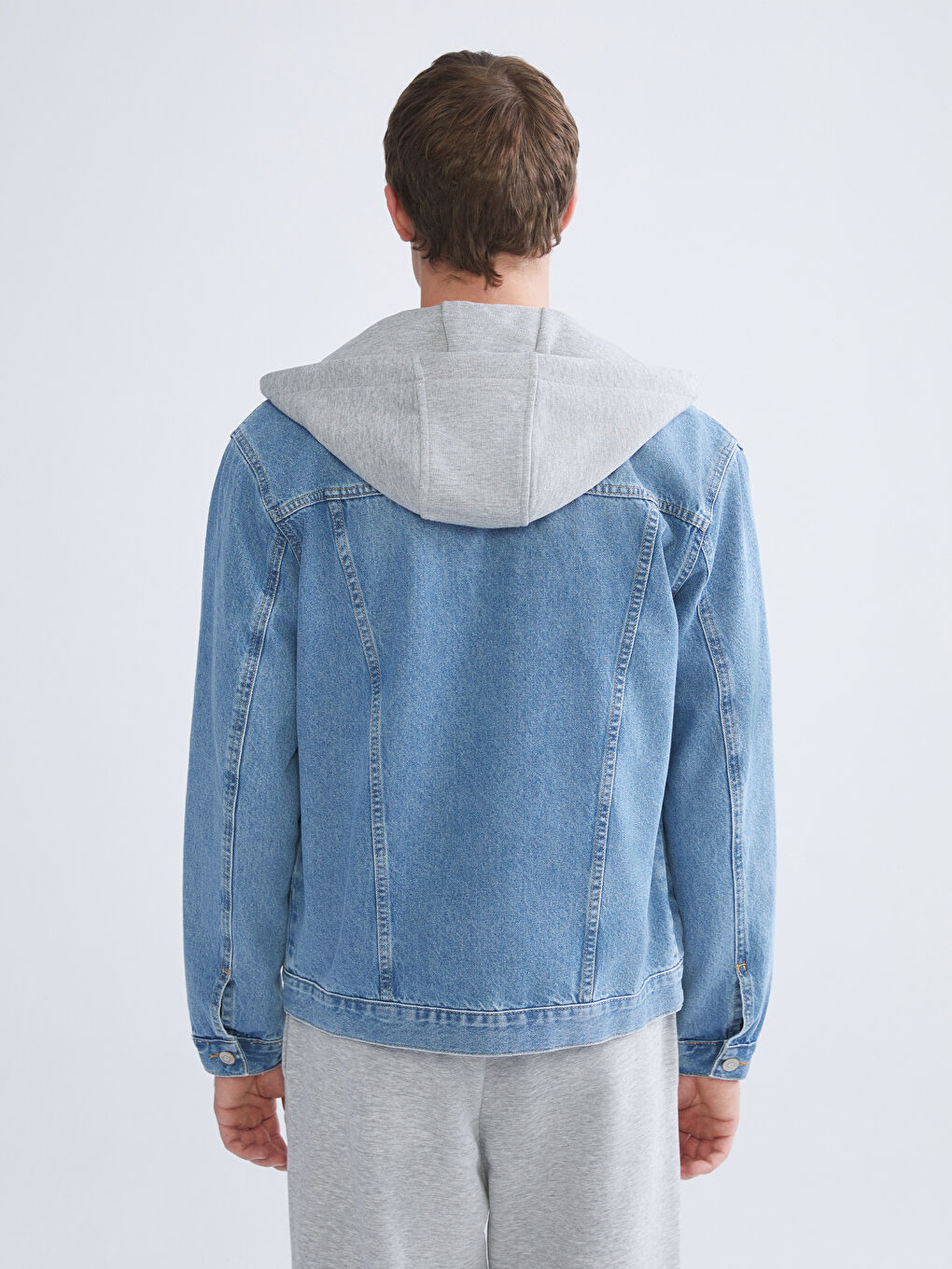 Standard Fit Men's Denim Jacket-4