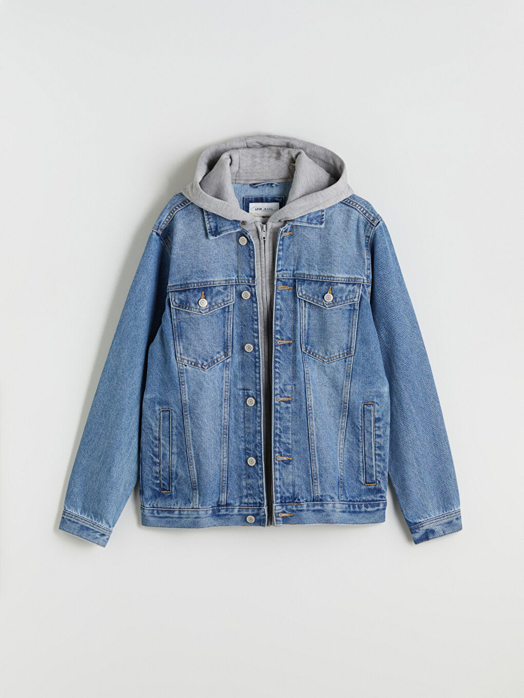 LCW Jeans جاكيت دينيم بقصة عادية للرجال -W52745Z8-311