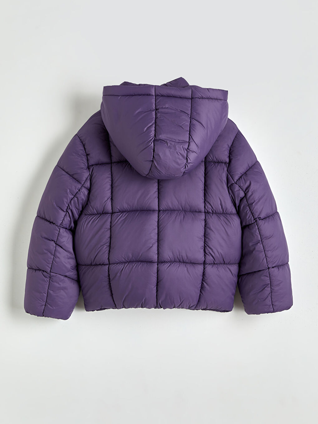 Puf jakna sa kapuljačom za devojčice-1