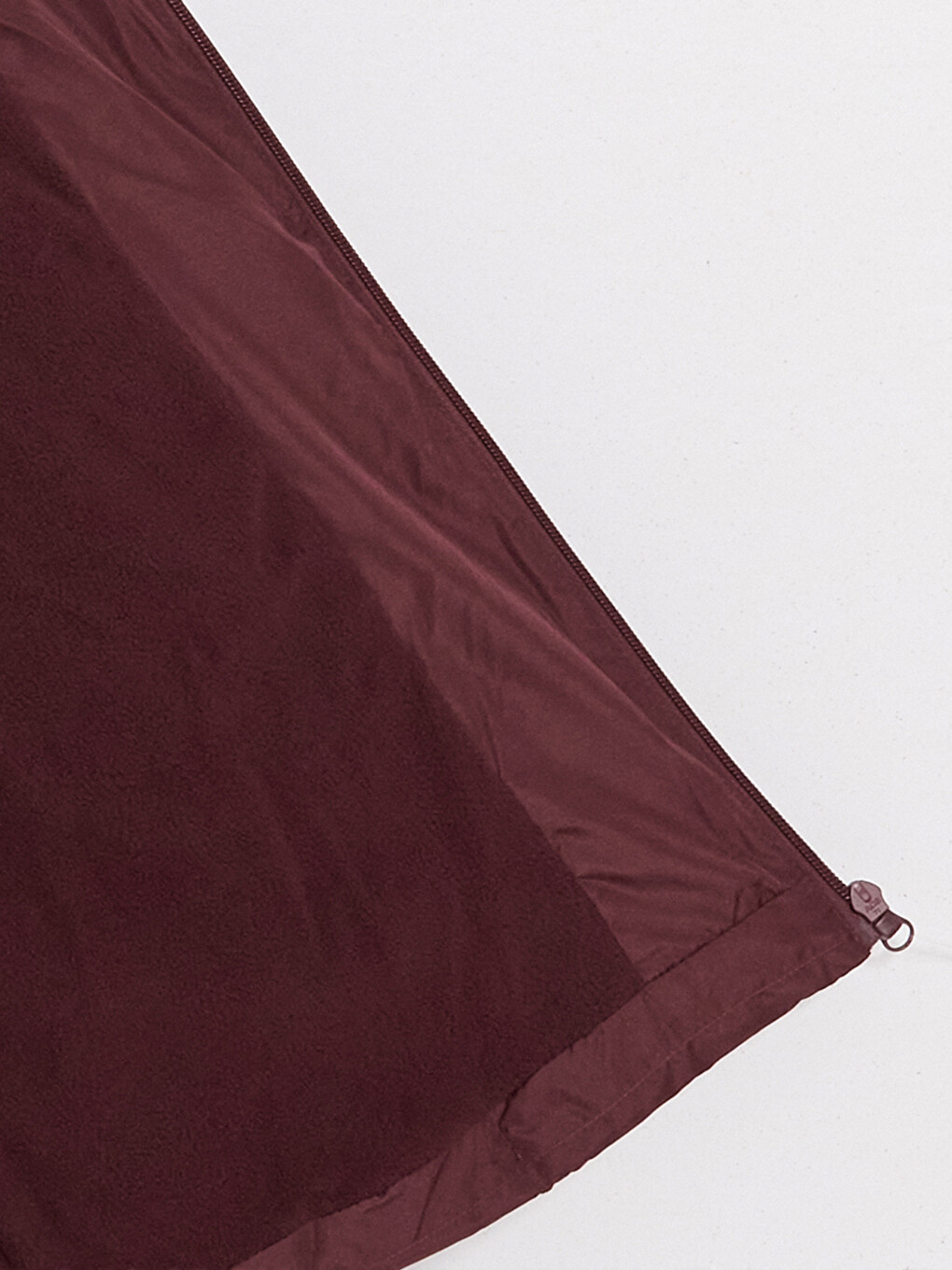 Bordo Kapüşonlu Kız Çocuk Şişme Mont-1