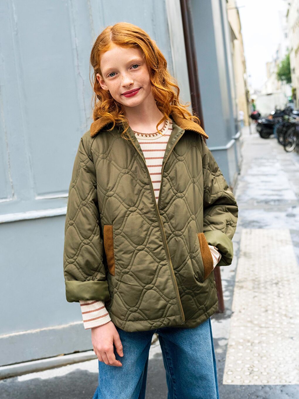 Girl GREEN Coat
