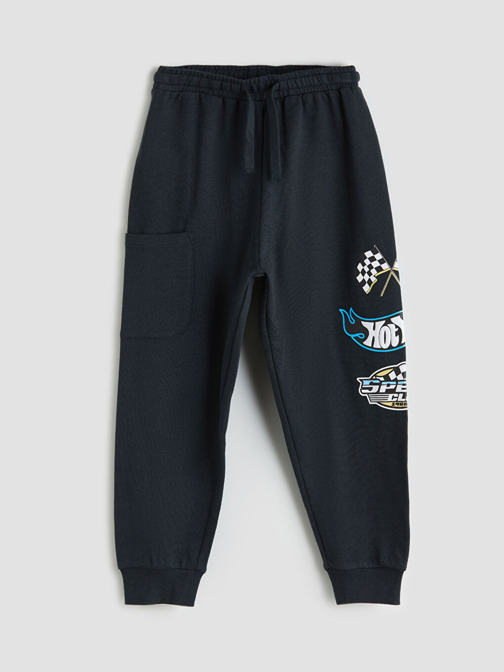 LCW Kids Štampane Hot Wheels Dečje Jogger Trenerke sa Elastičnim Struk -W52792Z1-R4W