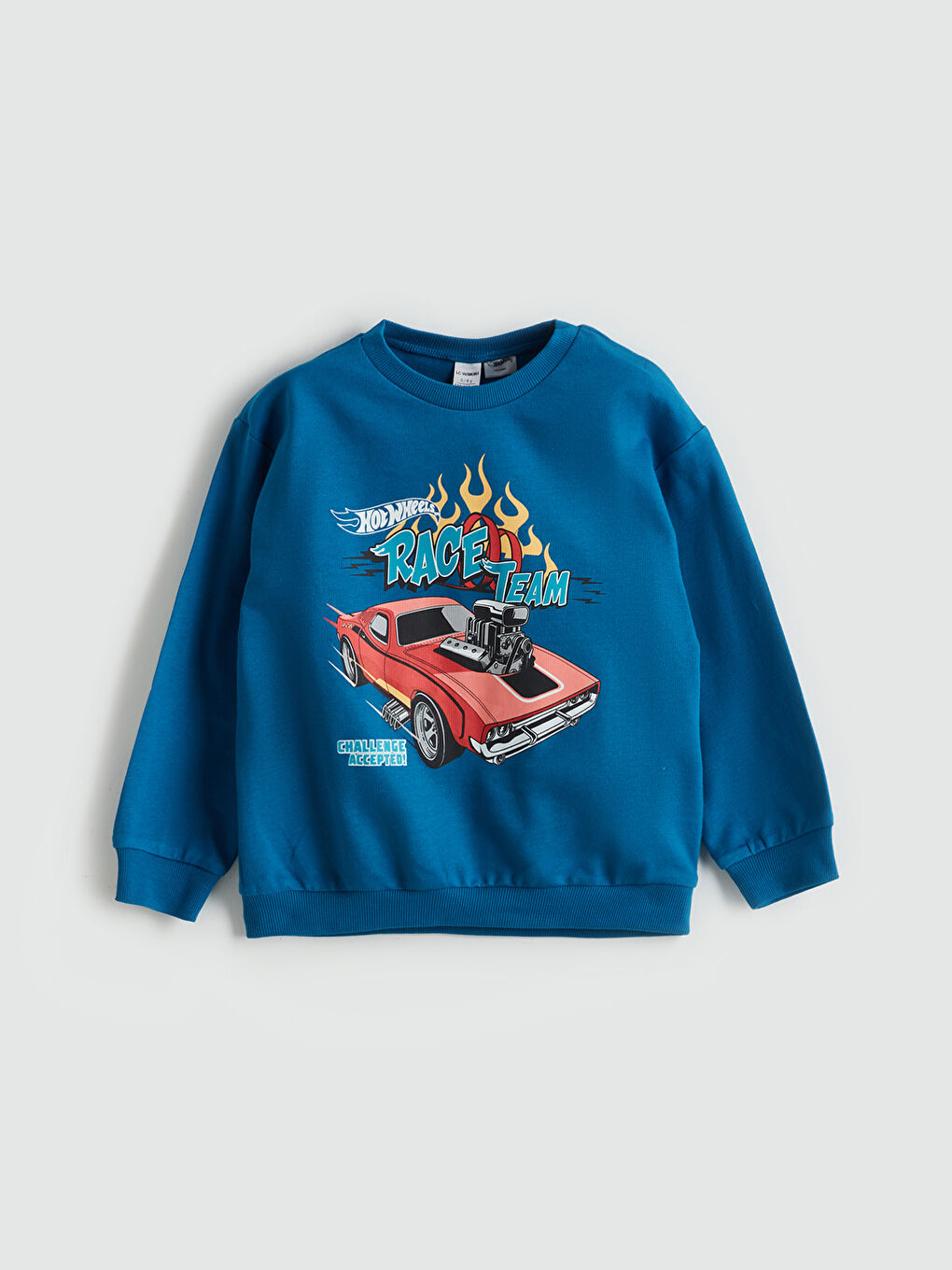 LCW baby Hot Wheels Printed Boys' Sweatshirt And Sweatpants Set (2 Pieces) -W52802Z1-H9J