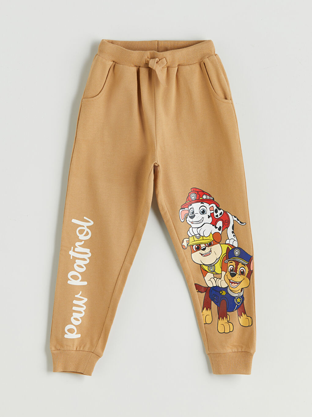 LCW baby Crew Neck Paw Patrol Printed Baby Boys Sweatshirt and Tracksuit Bottom 2 Pack -W52804Z1-LQA