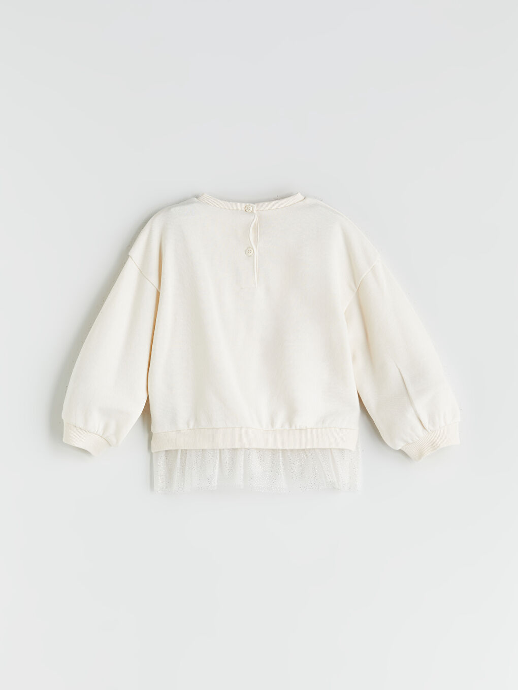 LCW Kids Crew Neck Girls' Sweatshirt -W52834Z1-FRC