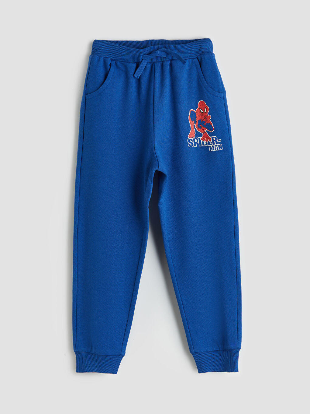 LCW Kids Crew Neck Spider-Man Printed Boys' Sweatshirt and Sweatpants 2-Piece Set -W52844Z1-HBH