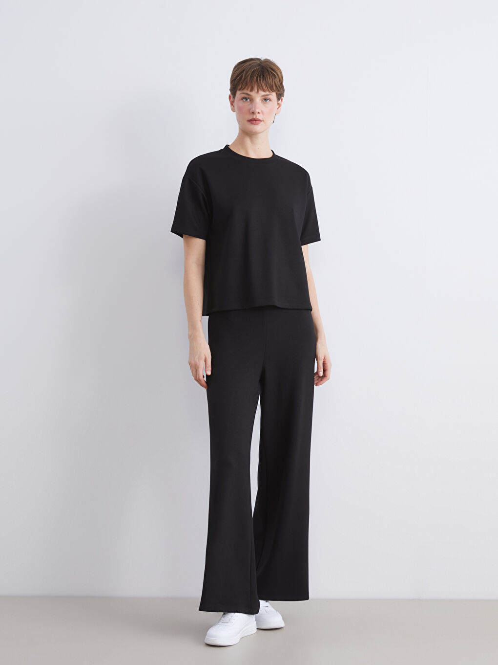 LCW Comfort Women's Sweatpants with Elastic Waist -W52845Z8-CVL