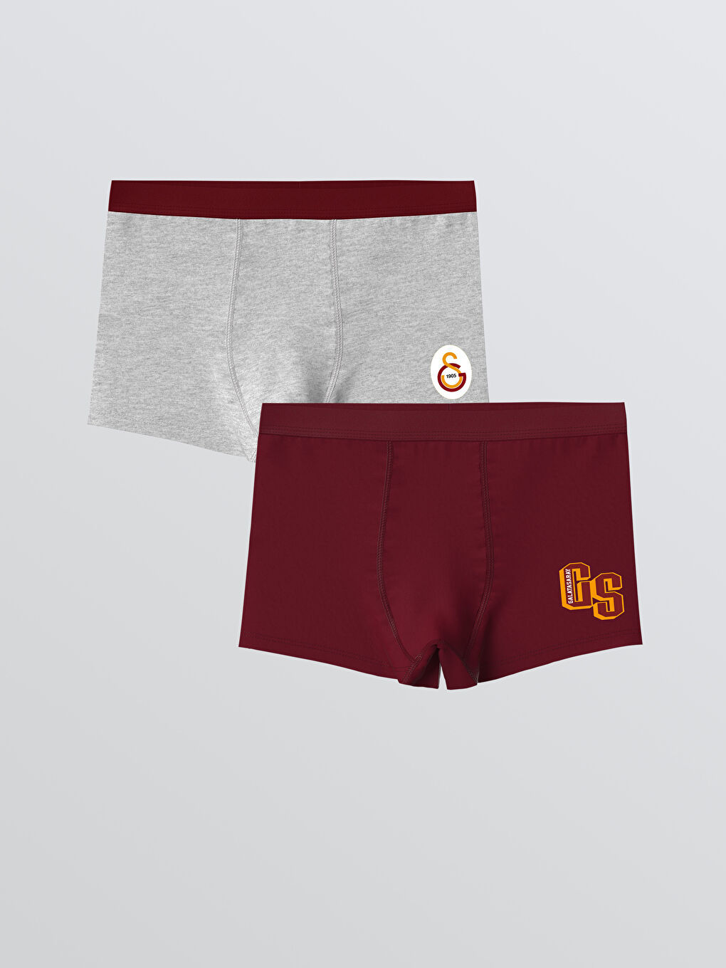 Kırmızı Galatasaray Baskılı Erkek Çocuk Boxer 2'li