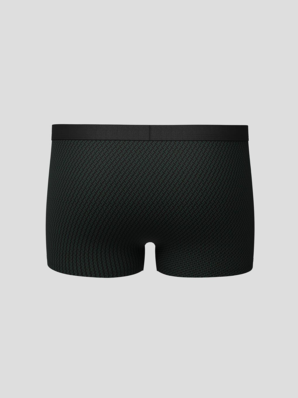 Siyah Pamuklu Esnek Erkek Boxer-1