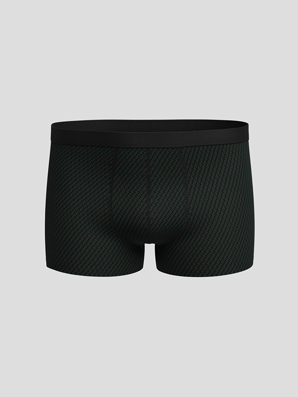 Siyah Pamuklu Esnek Erkek Boxer