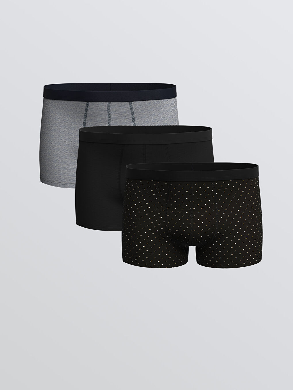 LC WAIKIKI Standard Fit Cotton Stretch Men's Boxer 3-pack -W52868Z8-LQJ