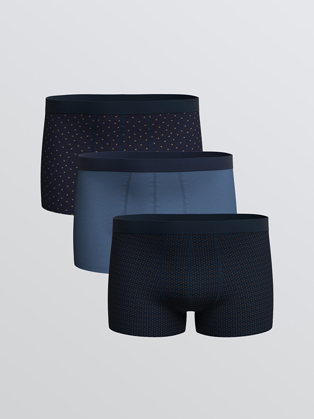 LC WAIKIKI Standard Fit Cotton Stretch Men's Boxer 3-pack -W52875Z8-LSF
