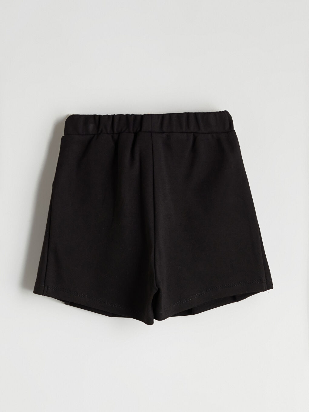 Siyah Beli Lastikli Kız Çocuk Şort Etek