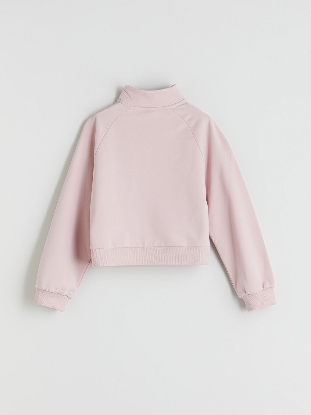 Stand Collar Girl Sweatshirt Set-3