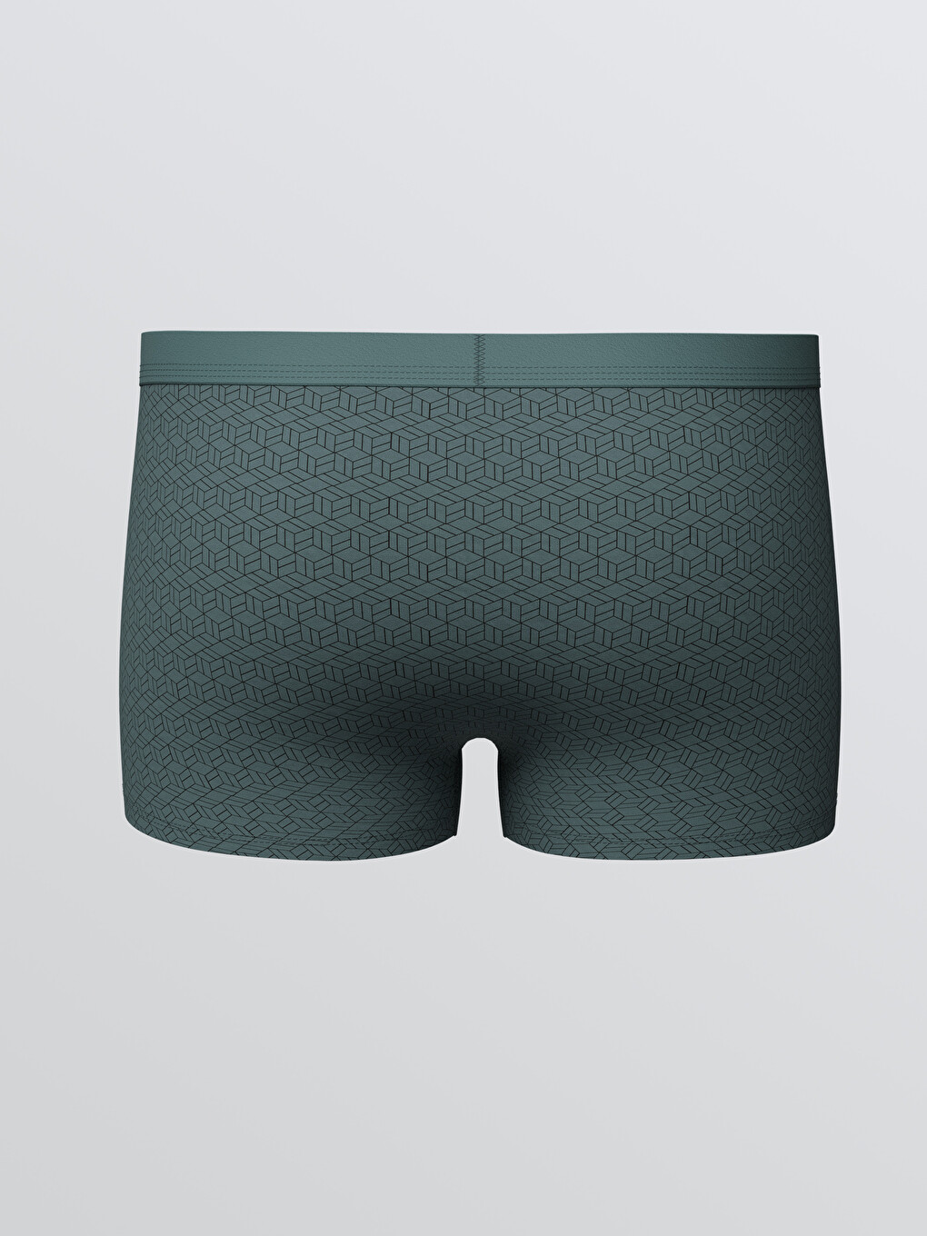 Petrol Pamuku Esnek Erkek Boxer-1