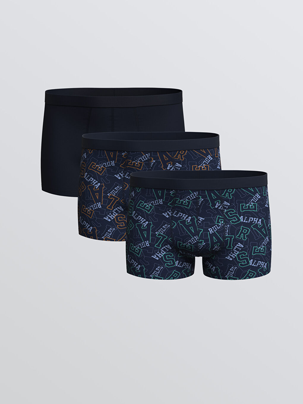 LC WAIKIKI Standard Fit Cotton Stretch Men's Boxer 3-pack -W52920Z8-LSJ