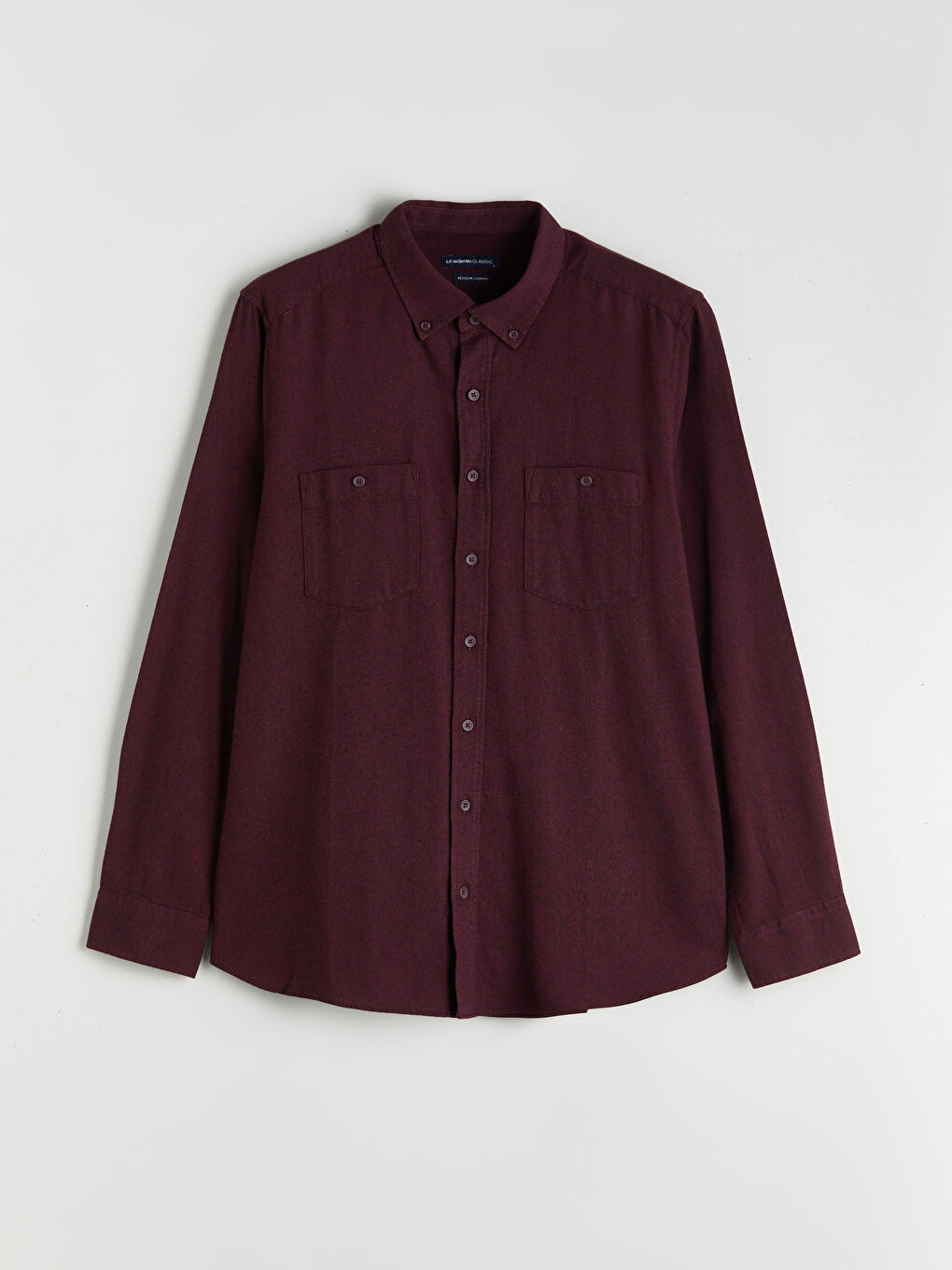 Regular Fit Long Sleeve Gabardine Men's Shirt-4