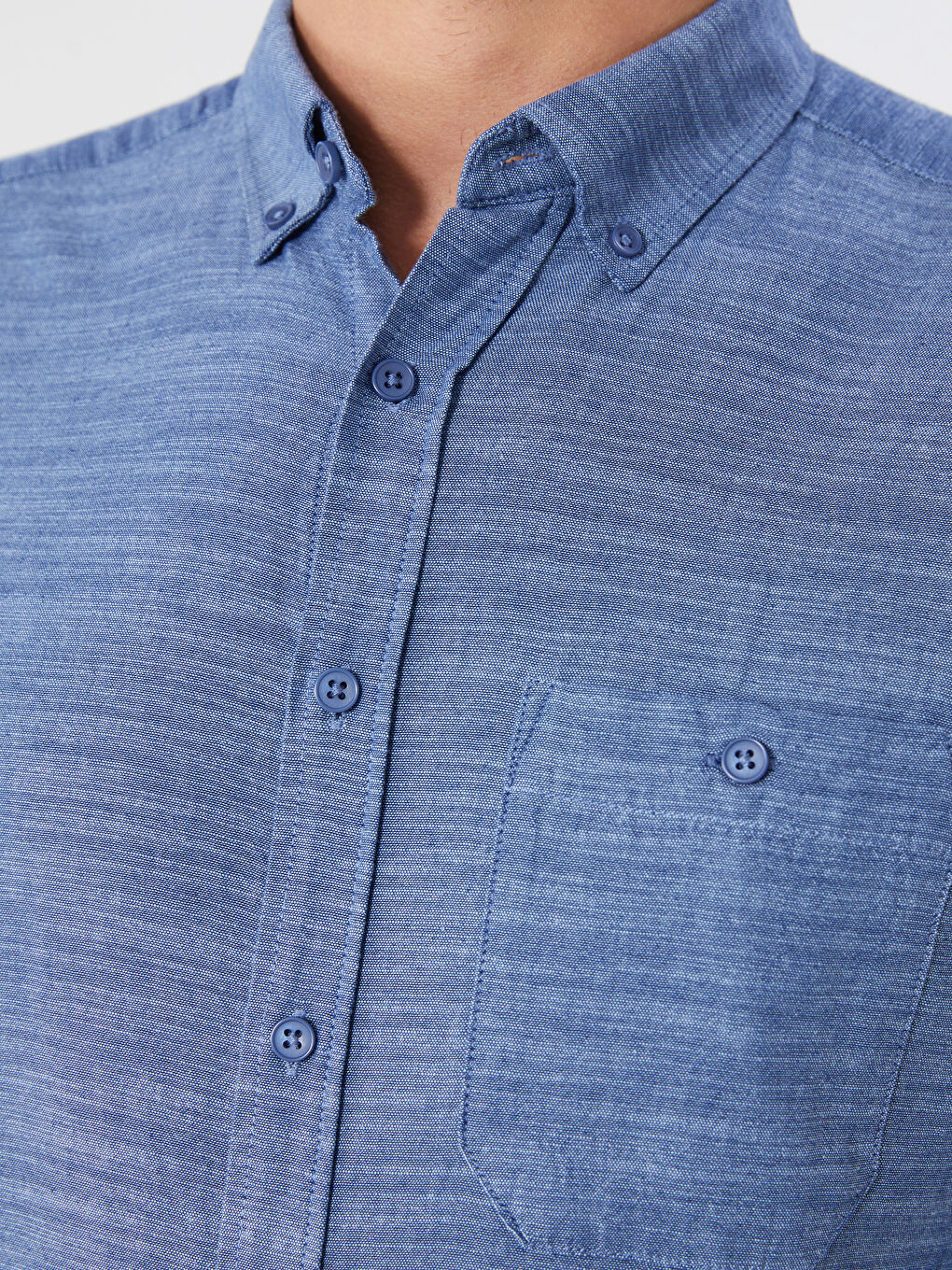 LCWAIKIKI Classic Regular Fit Long Sleeve Poplin Men's Shirt -W52933Z8-CRP