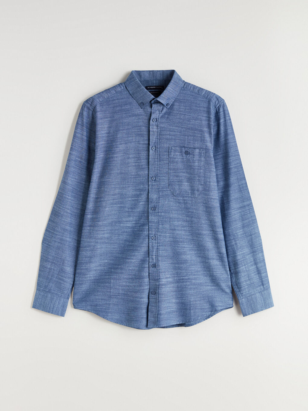 LCWAIKIKI Classic Regular Fit Long Sleeve Poplin Men's Shirt -W52933Z8-CRP