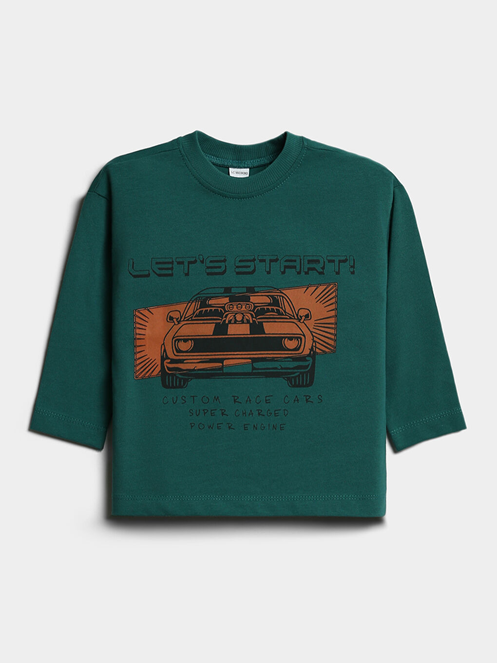 Crew Neck Printed Boys' T-Shirt 2 Pack-4