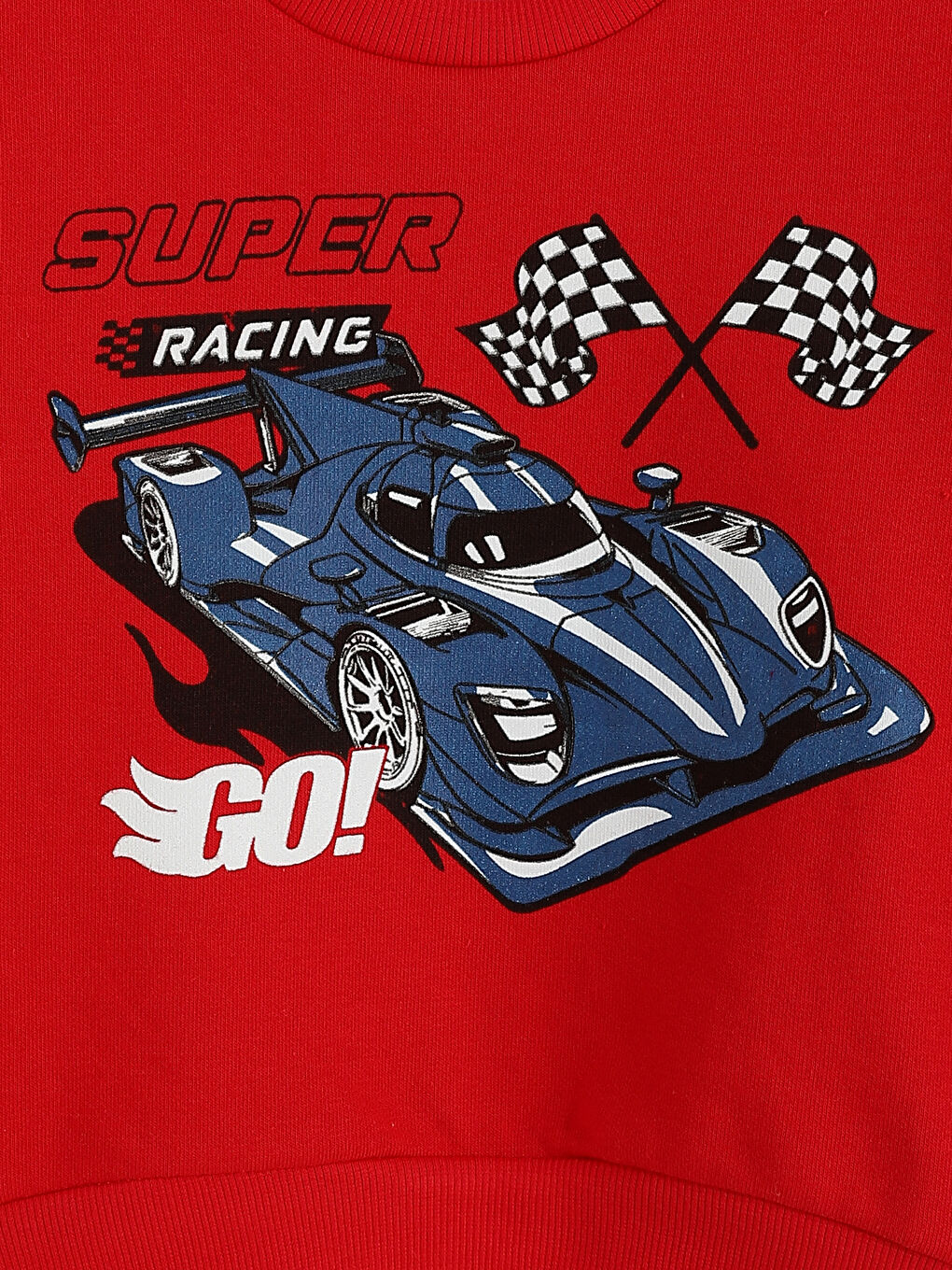 Car Printed Boys' Sweatshirt-3