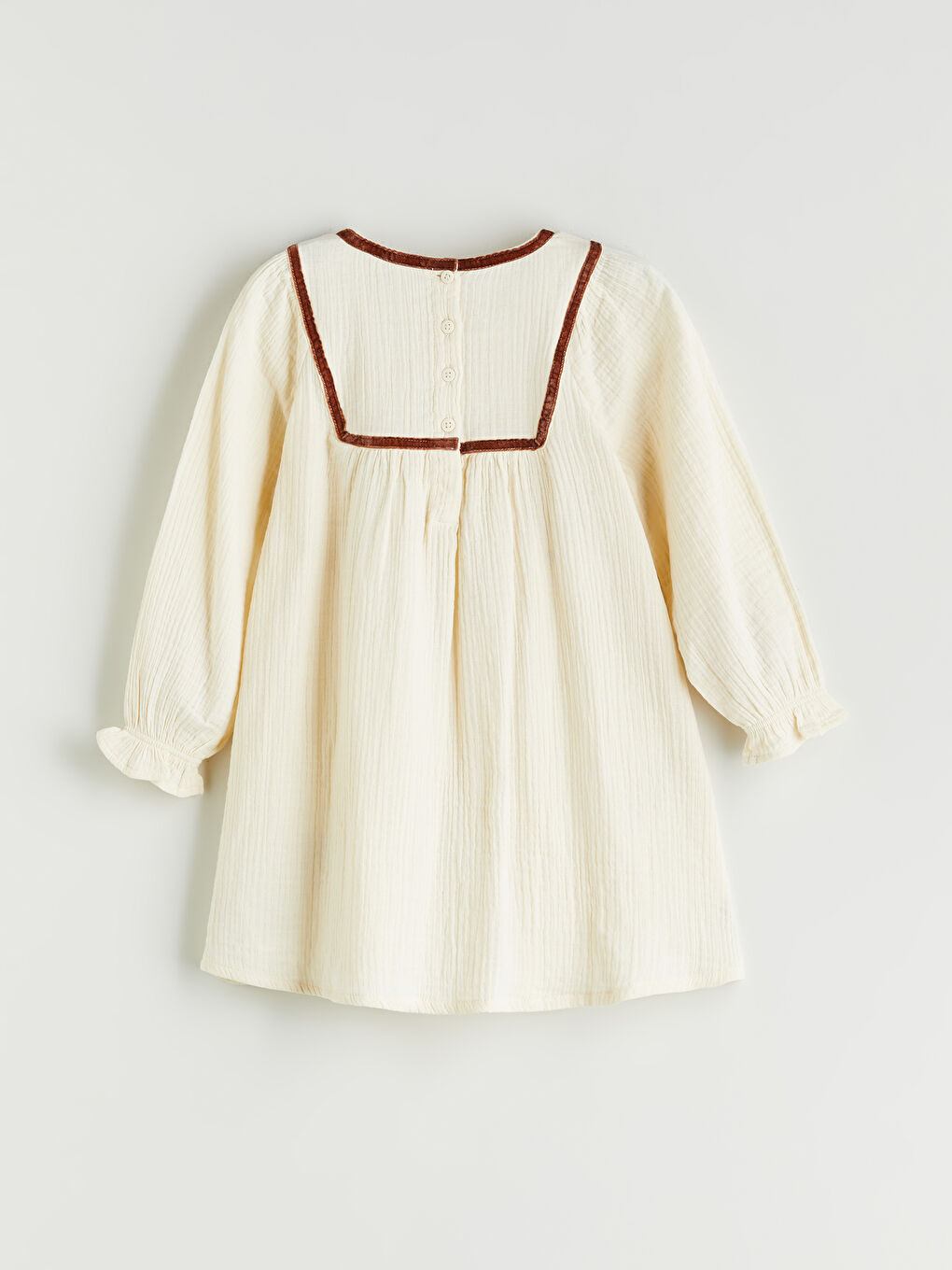 LCW Kids Girl BEIGE Dress -W52959Z1-FF7