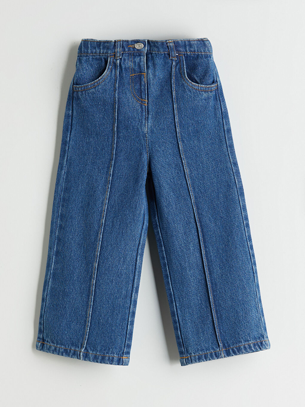LCW Kids Adjustable Waist Girls' Jeans -W52960Z1-507