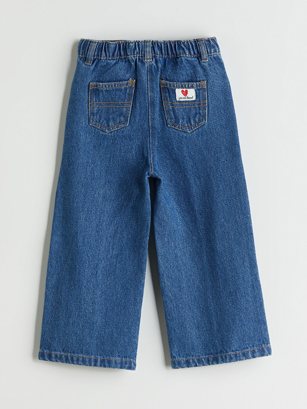 LCW Kids Adjustable Waist Girls' Jeans -W52960Z1-507