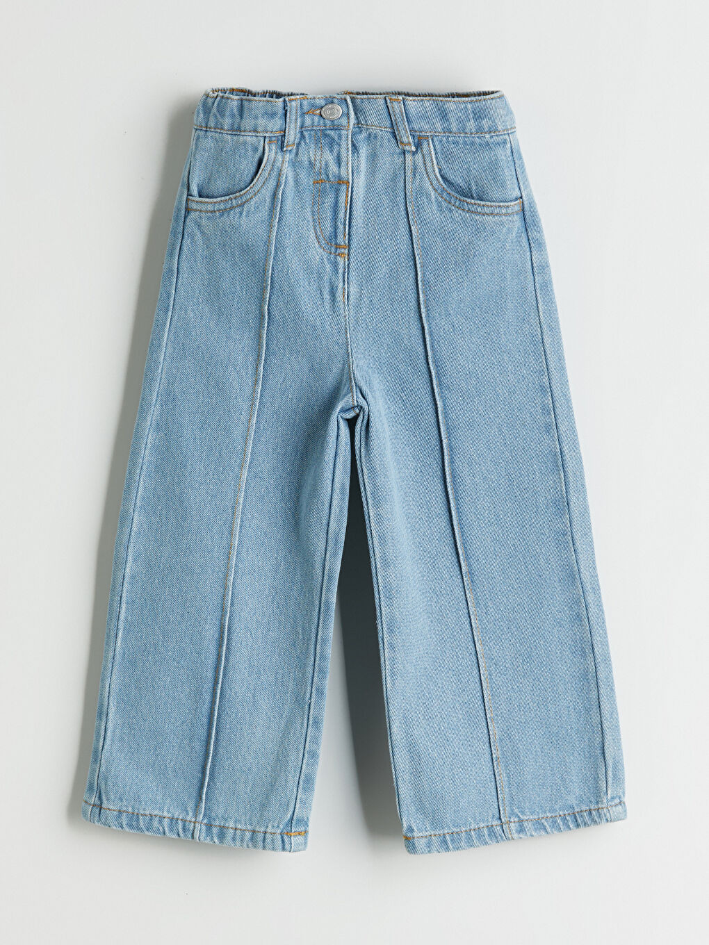 LCW Kids Adjustable Waist Girls' Jeans -W52960Z1-LR1