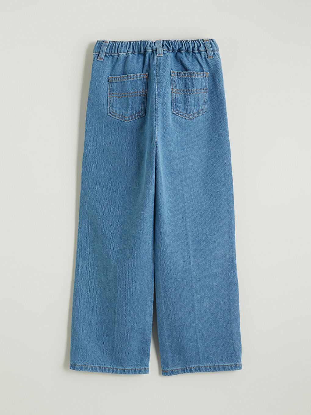 Дънки за момичета с регулируема талия-2