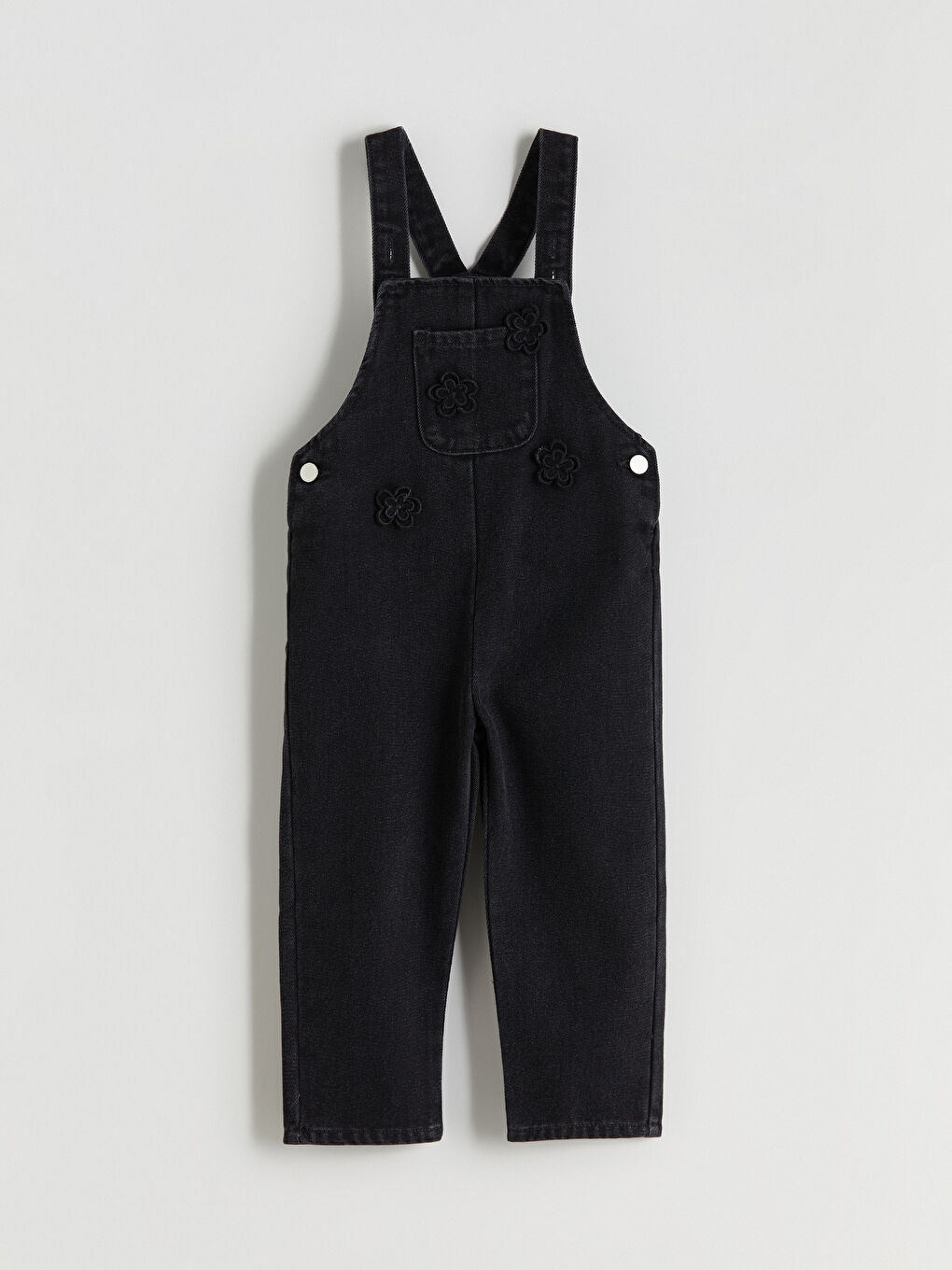 LCW baby Girl BLACK Denim Dungarees -W52966Z1-326