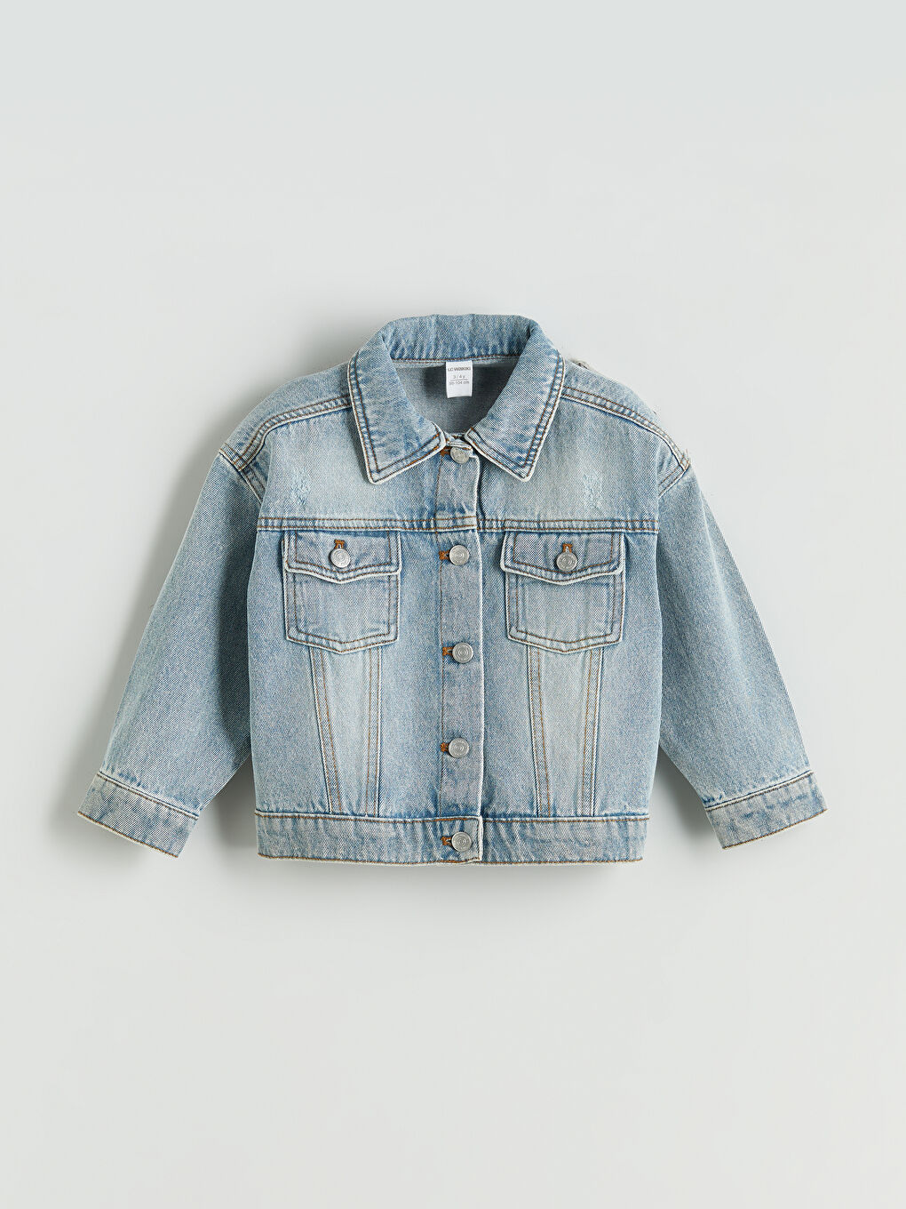 LCW Kids Girl INDIGO Denim Jacket -W52970Z1-507