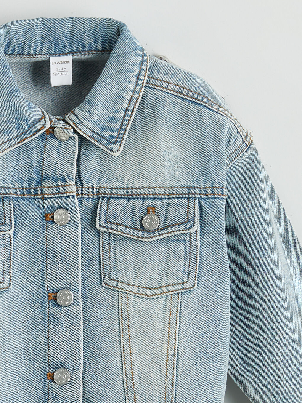 LCW Kids Girl INDIGO Denim Jacket -W52970Z1-507