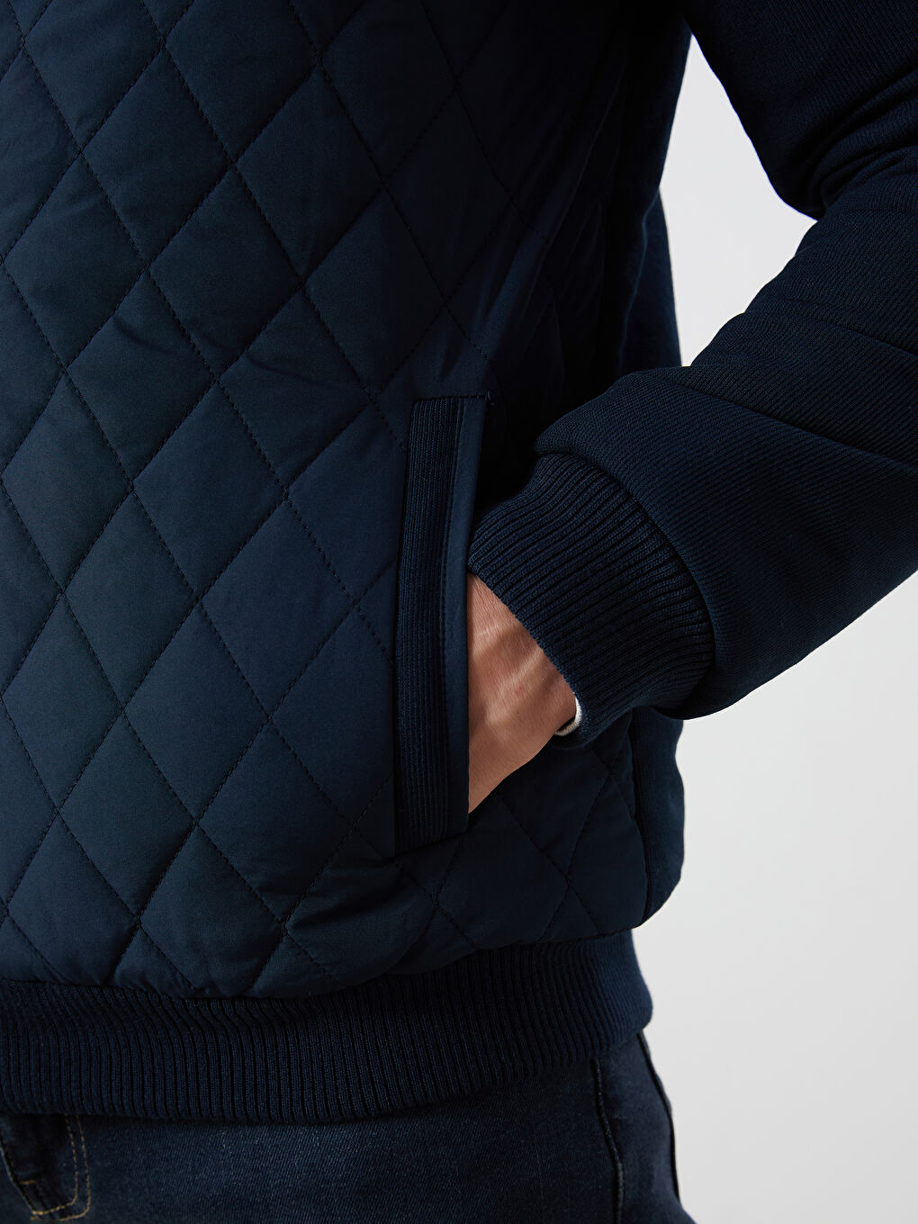 LCWAIKIKI Classic Regular Fit Funnel Neck Men's Knitwear Coat -W52987Z8-RFH