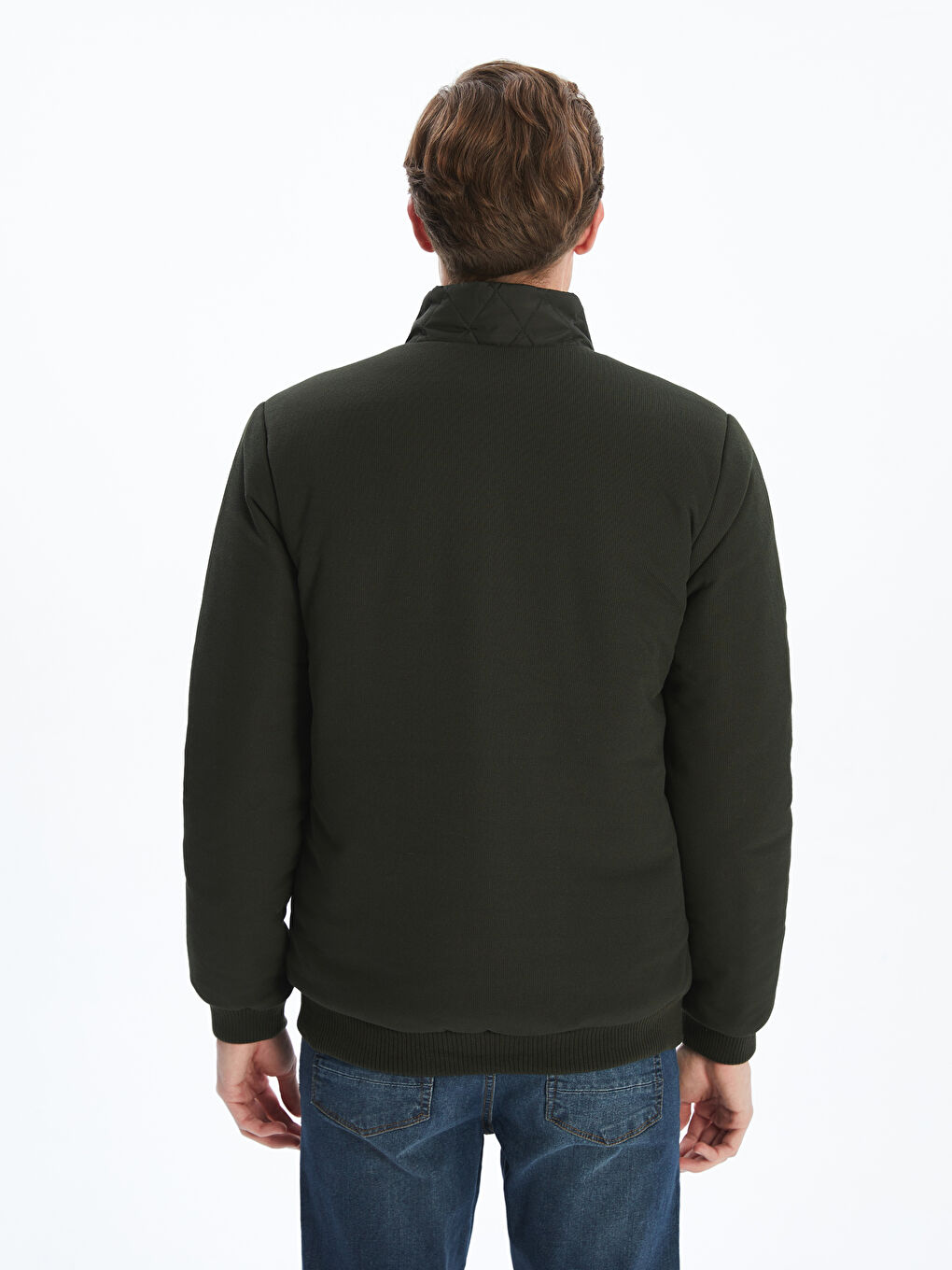 LCWAIKIKI Classic Regular Fit Funnel Neck Men's Knitwear Coat -W52987Z8-K75