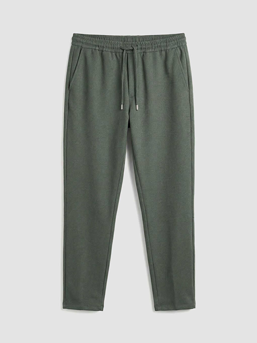 Elastic Waist Regular Fit Men's Trousers