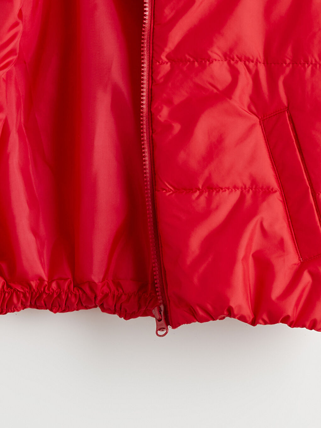 Hooded Girls' Puffer Gilet-2