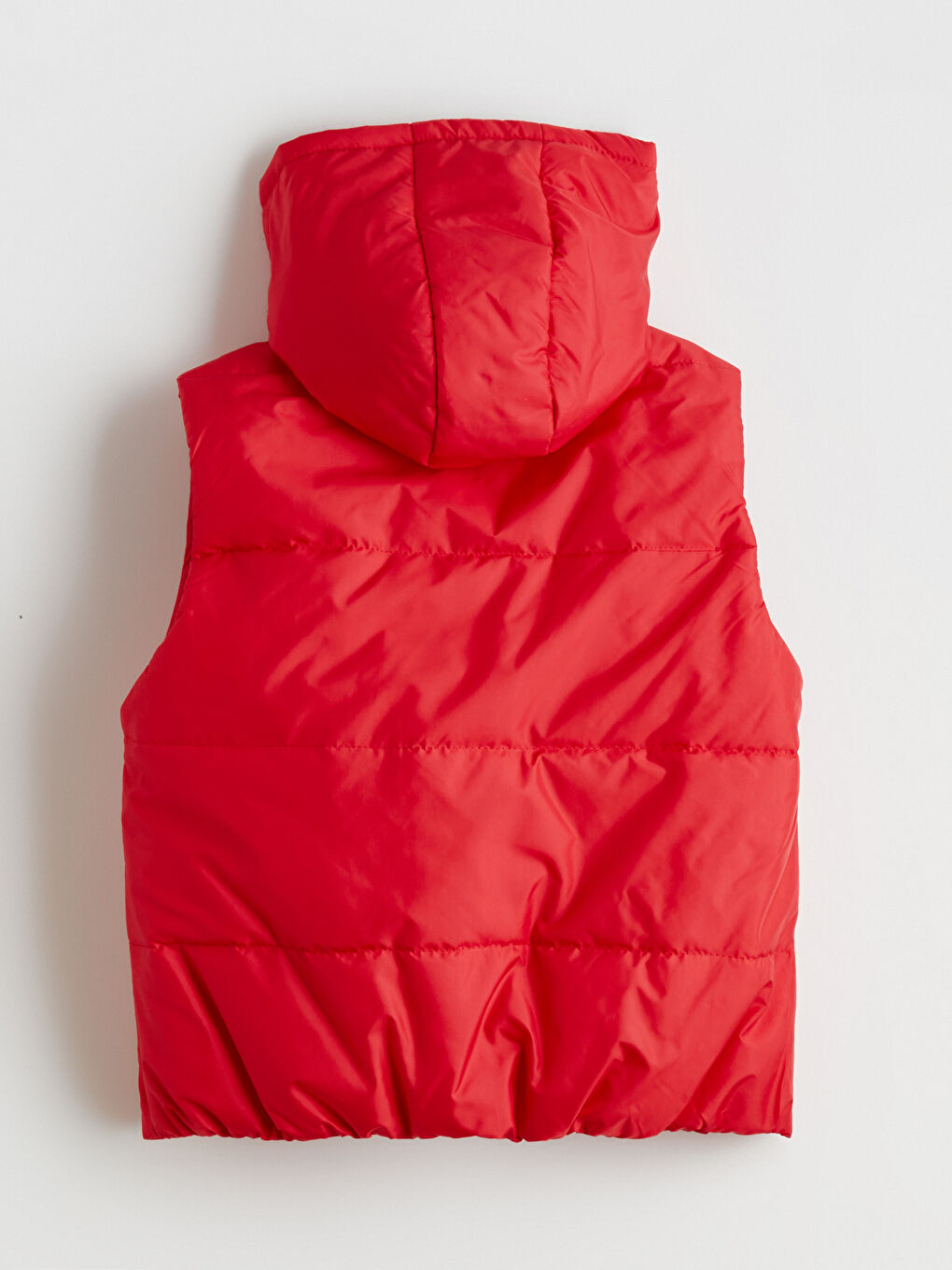 Hooded Girls' Puffer Gilet-3
